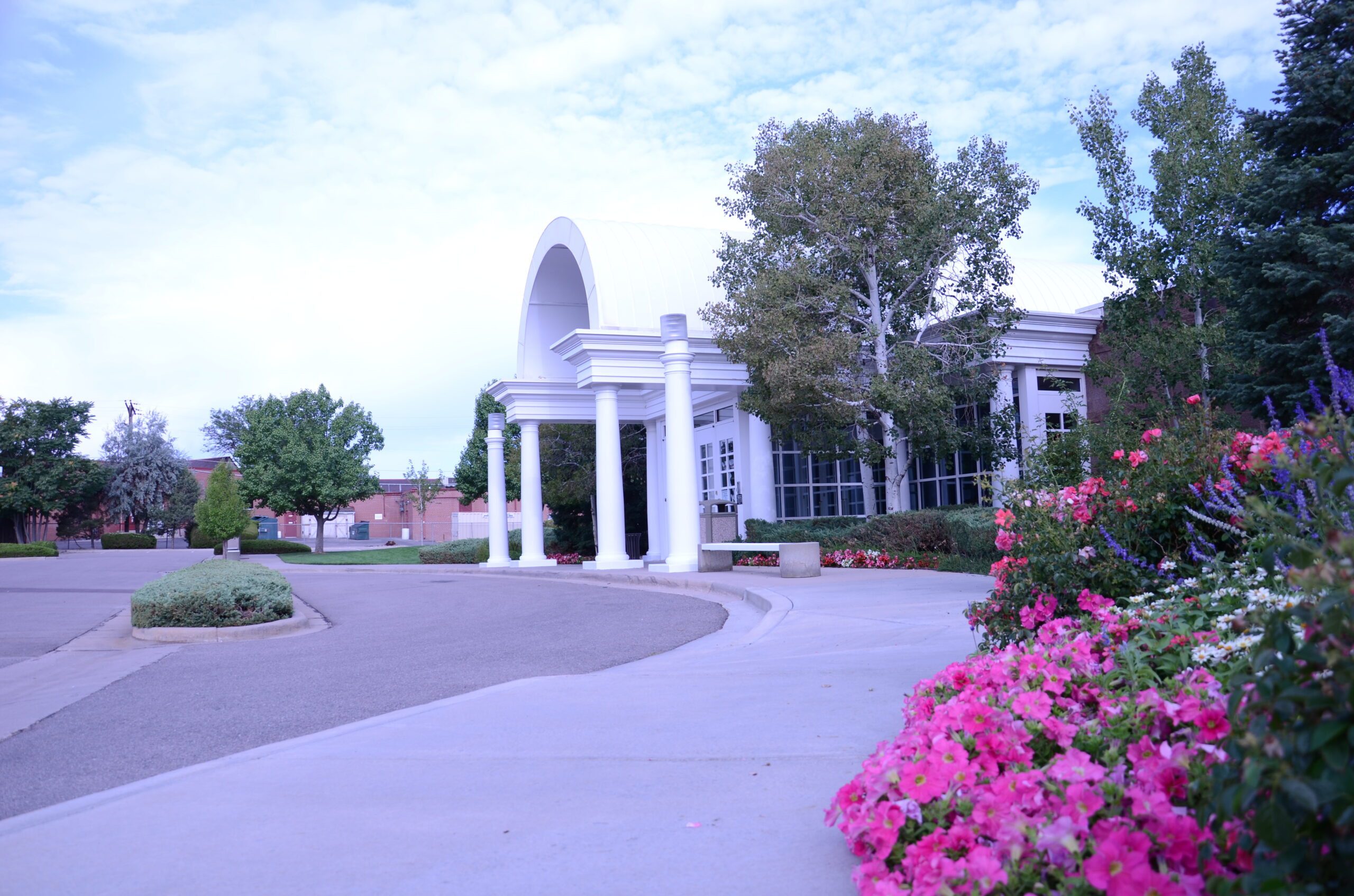 View of Sinai Temple Entrance
