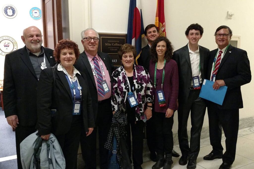 group at politicians office